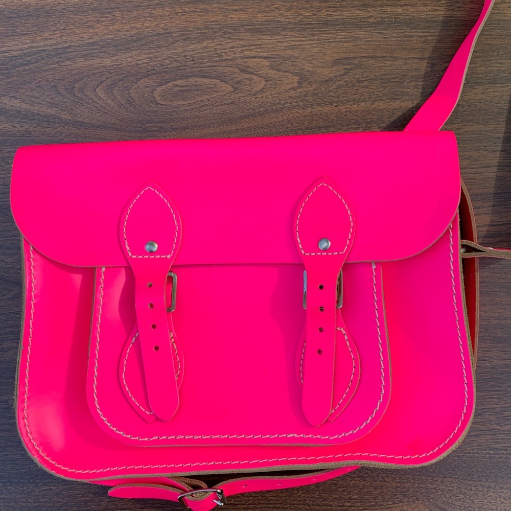 Cambridge satchel hot pink